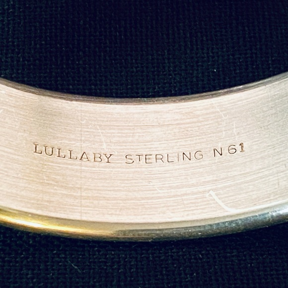 Lullaby Sterling Silver Napkin Rings Holder No Mono 1.75" Round Set of 8 N61 - Picture 6 of 6